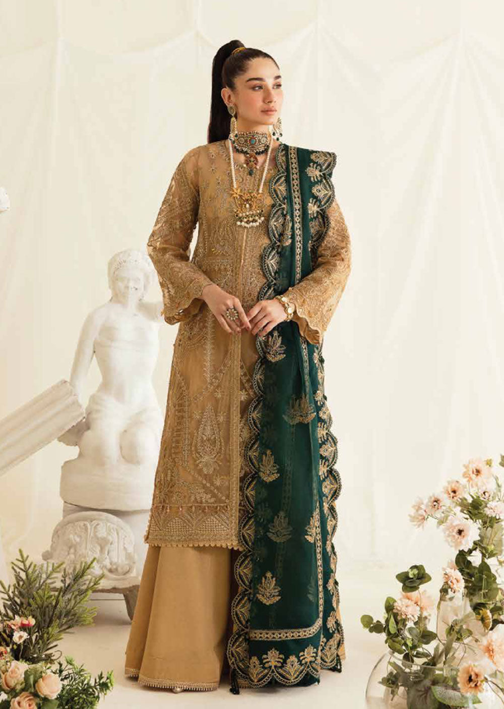 Mauve Pakistani Salwar Suit | Ayzel | Fleur De Lis Formals’23 | Osmose