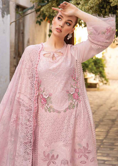 MSB-2411-A - Unstitched - Maria B Lawn Collection 2024 - Memsaab Online