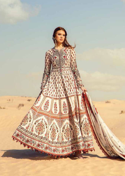 MSB-2413-A - Unstitched - Maria B Lawn Collection 2024 - Memsaab Online