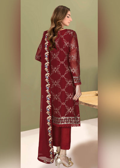 WA-390-A - Readymade - Ramsha Chiffon Suit 2024 - Memsaab Online