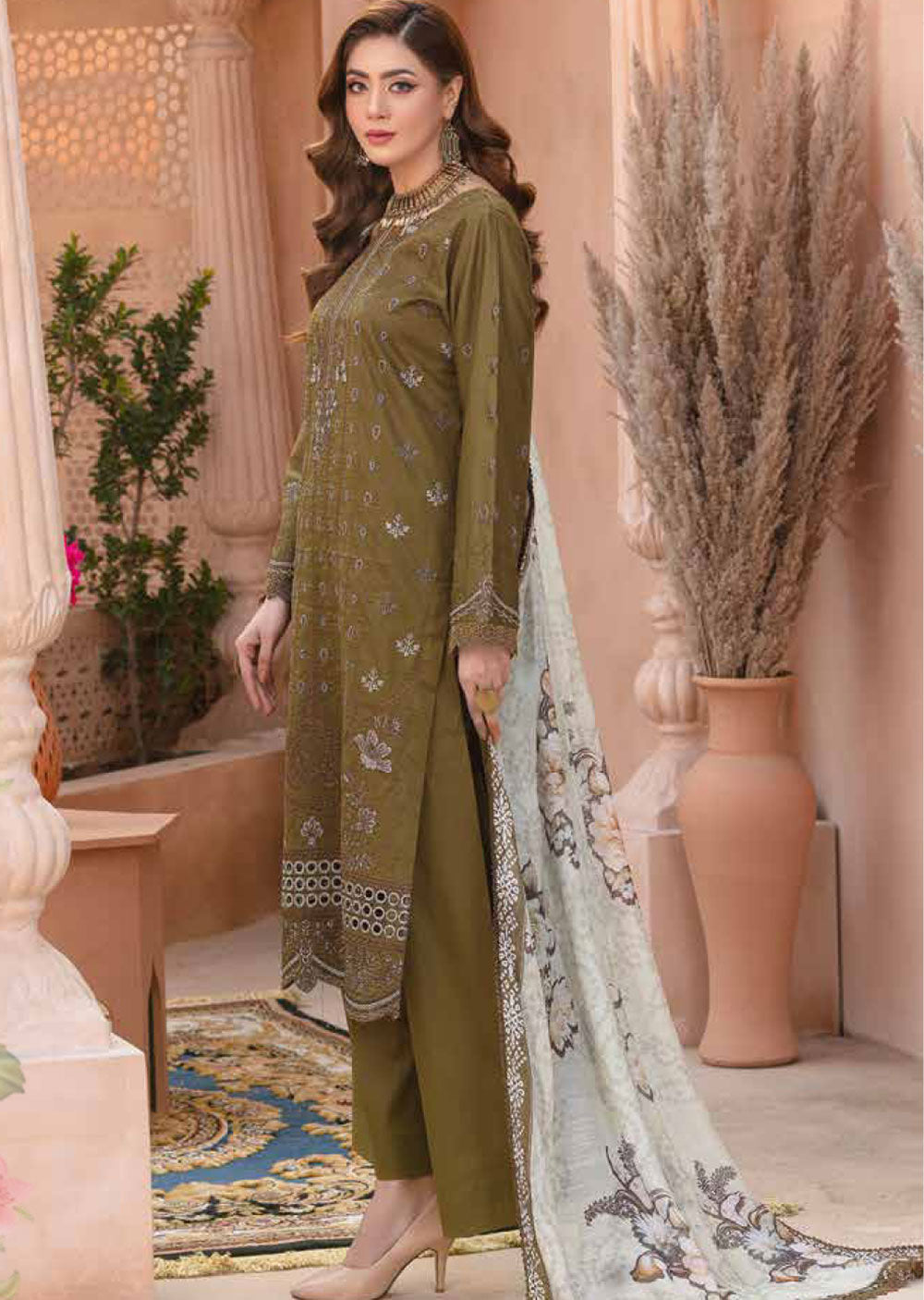 STG-01 - Readymade - Satrangi Premium Lawn Suit by Bin Shahzad 2024 - Memsaab Online