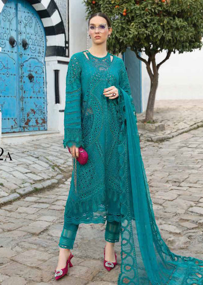MSB-2402-A - Unstitched - Maria B Lawn Collection 2024 - Memsaab Online