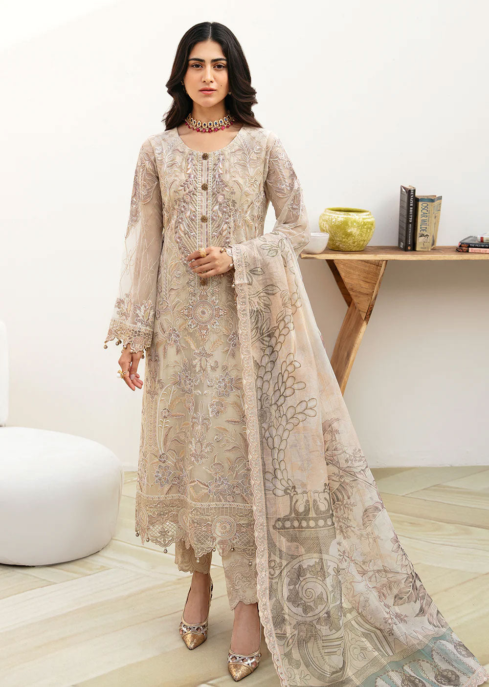 Chevron Chiffon Collection Volume 8 by Ramsha | A-802