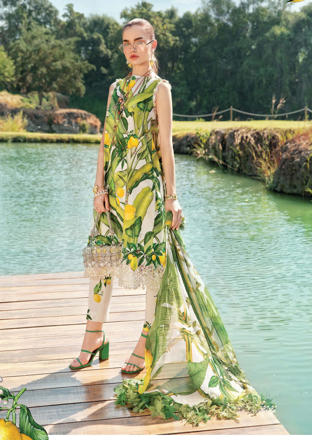 M.Prints Spring Summer Lawn '25 by Maria B | MPT-2510-B