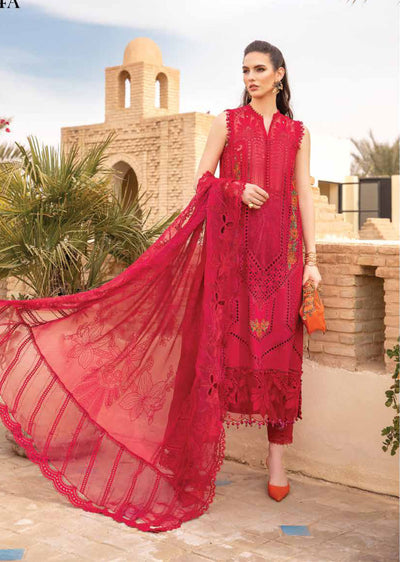 MSB-2404-A - Unstitched - Maria B Lawn Collection 2024 - Memsaab Online