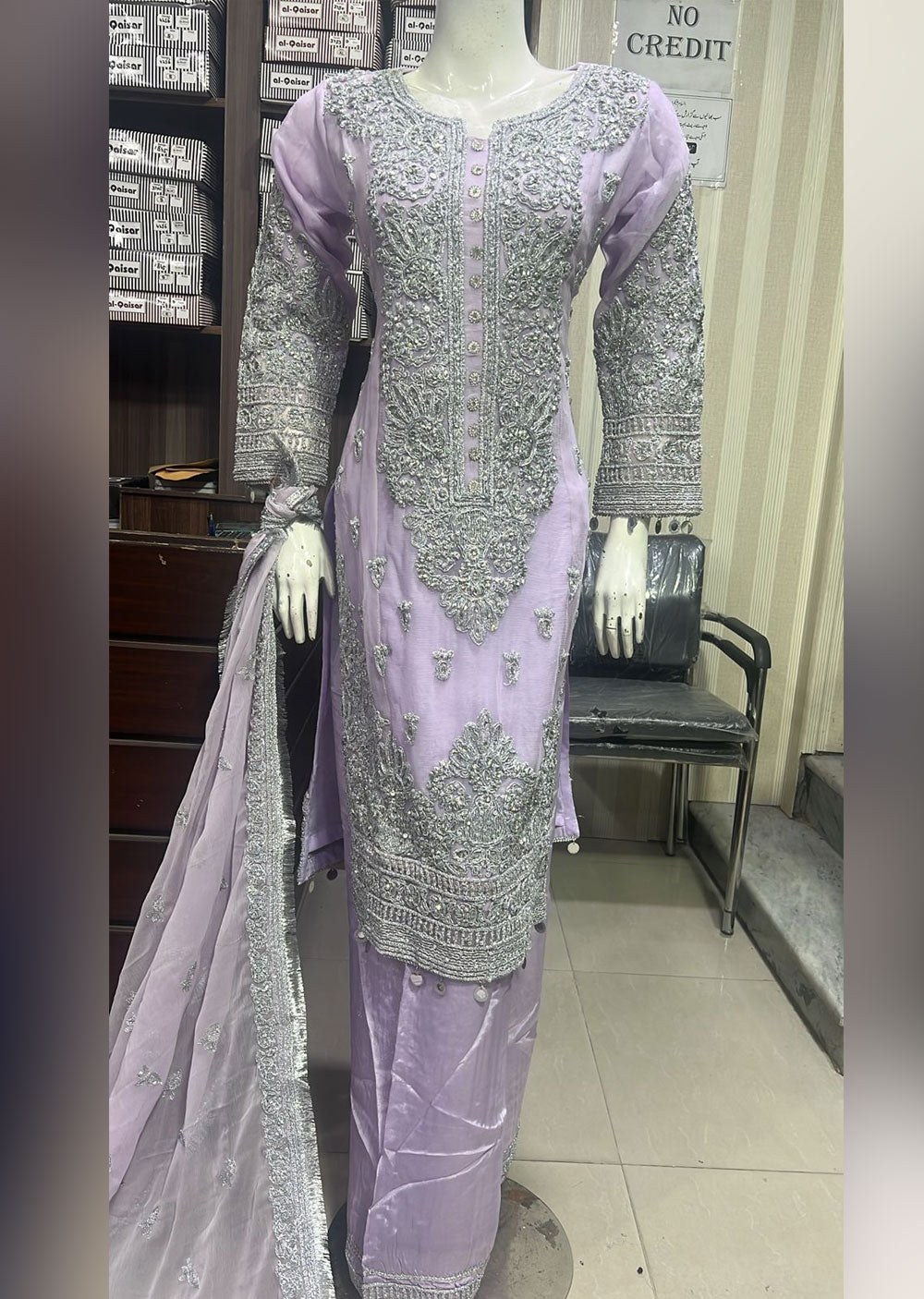 SHAZ1103 - Lilac - Readymade Mother & Daughter Suit - Memsaab Online