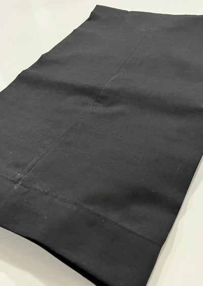 DXT502 Black Cotton Bellbottom Trousers - Memsaab Online