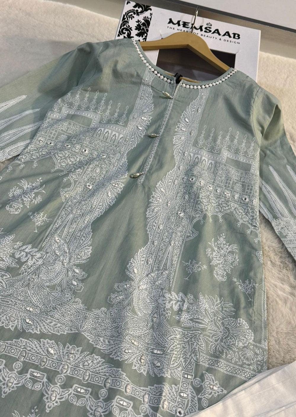 MDM-66 - Readymade - Printed Cotton Suit - Memsaab Online