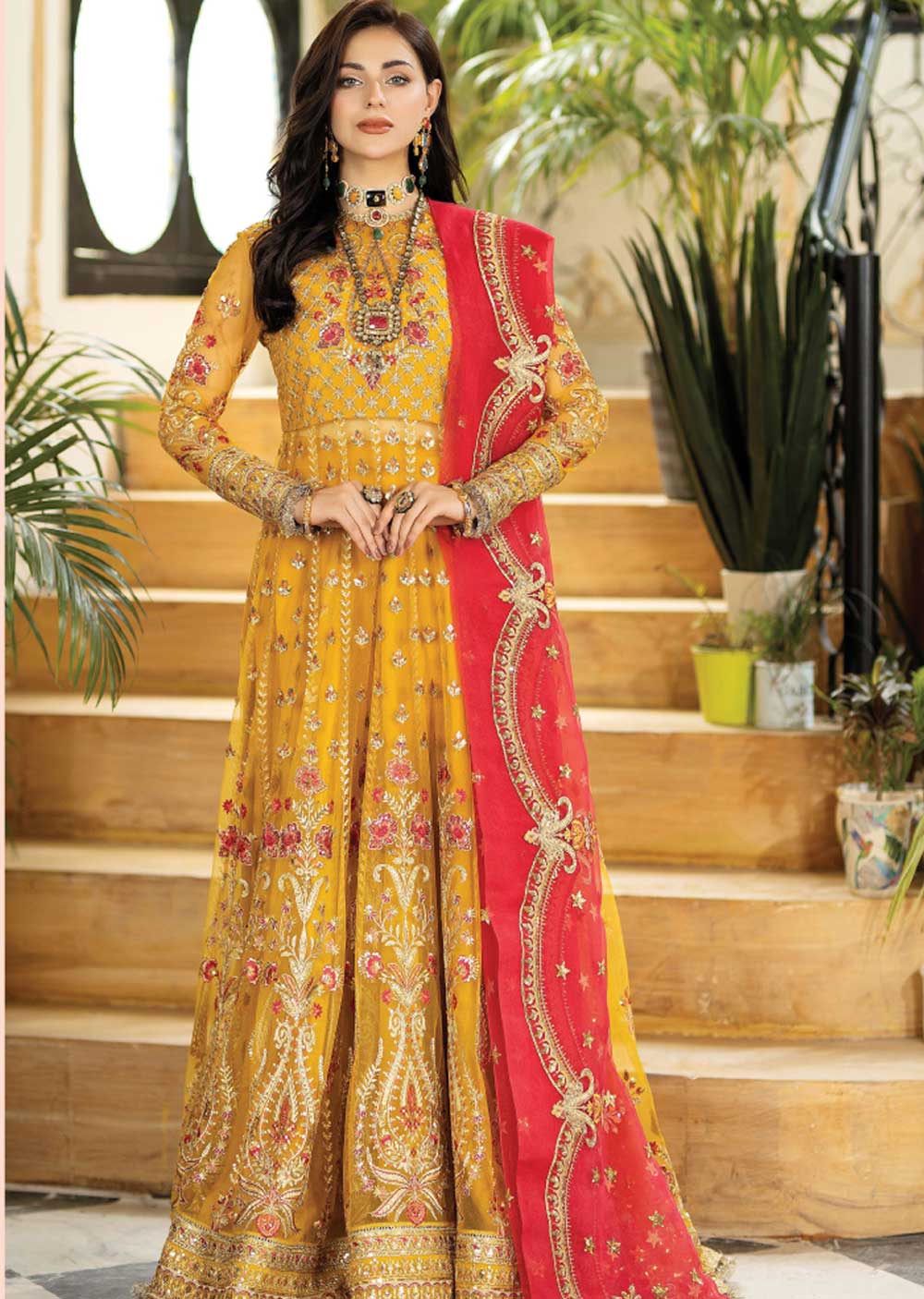 Blue Wedding Formal Suit | Imrozia Premium | Jhalak '23 | I-186 - GULNAAZ