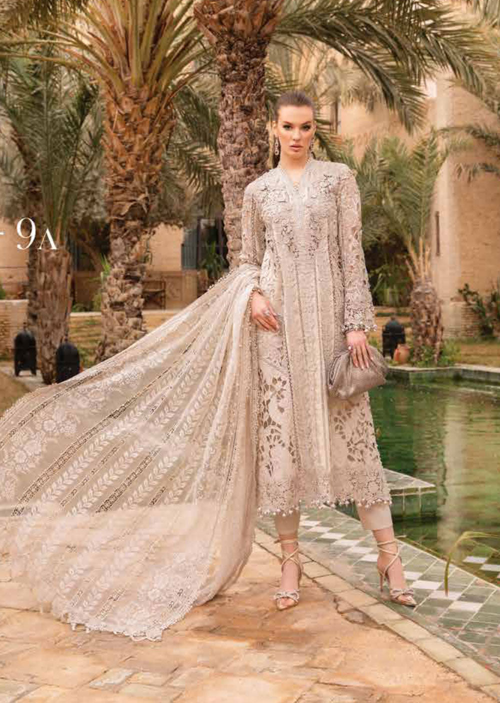 MSB-2409-A - Unstitched - Maria B Lawn Collection 2024 - Memsaab Online