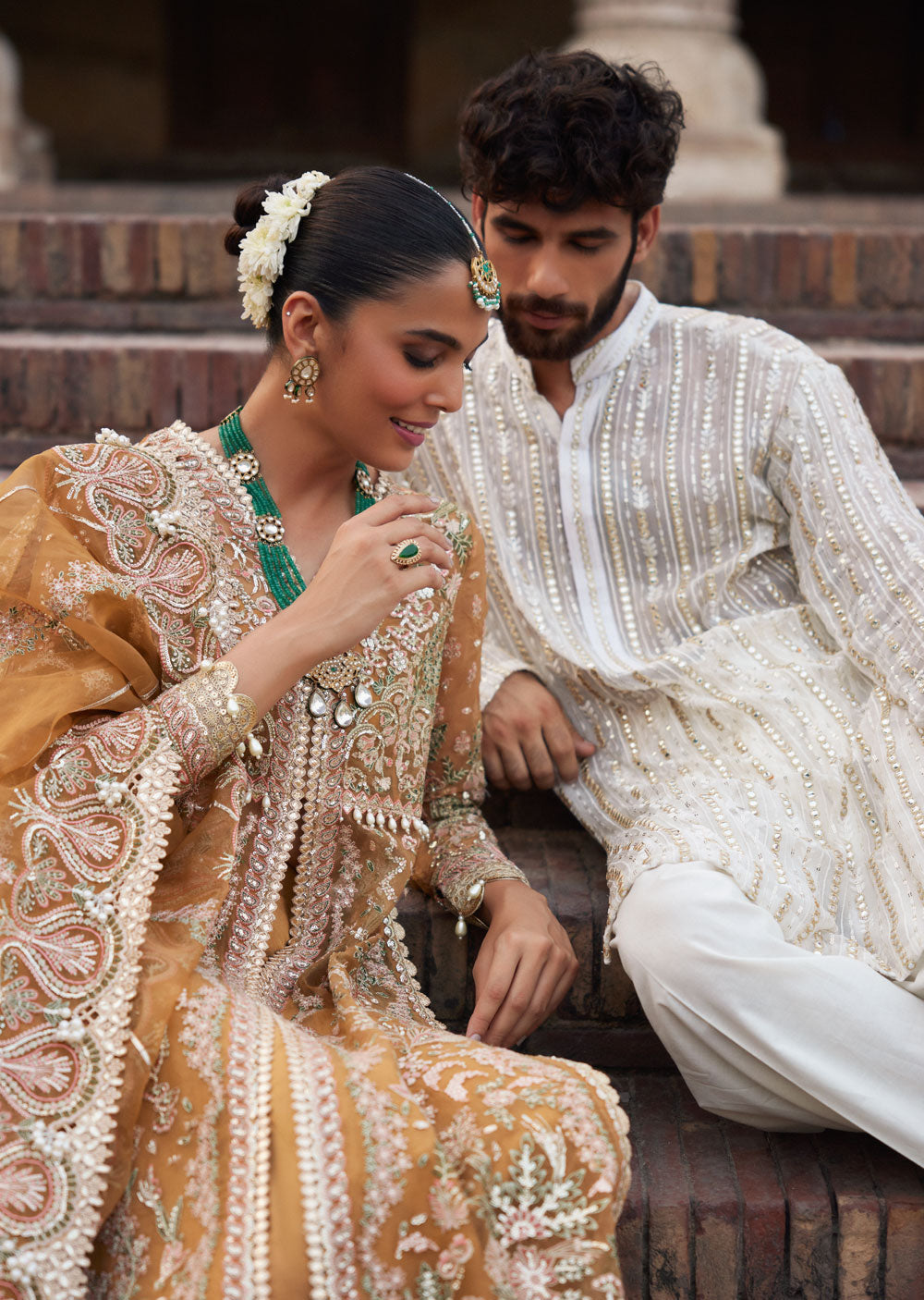 DST-09 - Unstitched - Dastangoi Wedding Formals by Afrozeh 2023 - Memsaab Online