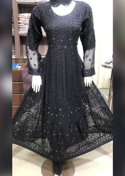 SHAZ6561 black Readymade Mother & Daughter Dress - Memsaab Online
