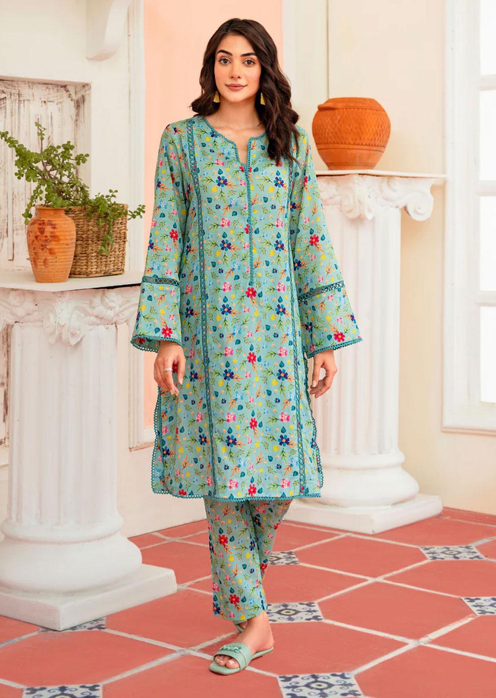 Linda Readymade 2 Piece Cotton Lawn Suit