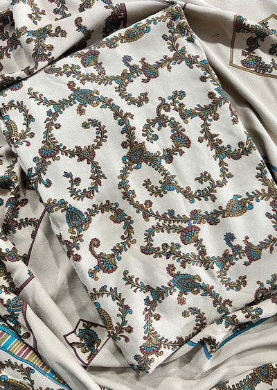 OP2592 Mint Unstitched Winter Linen Suit - Memsaab Online