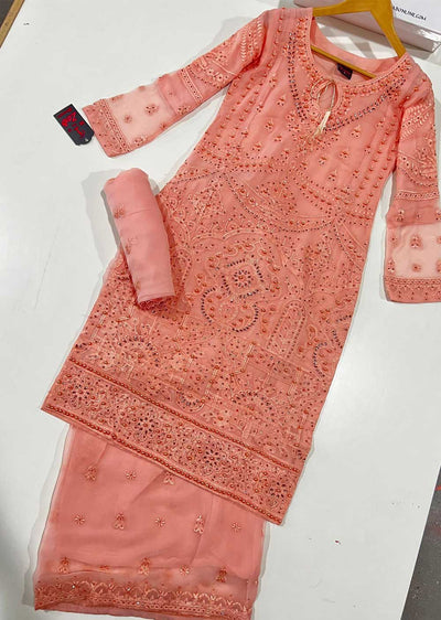 SHAZ6571 Pink Readymade Mother & Daughter Dress - Memsaab Online