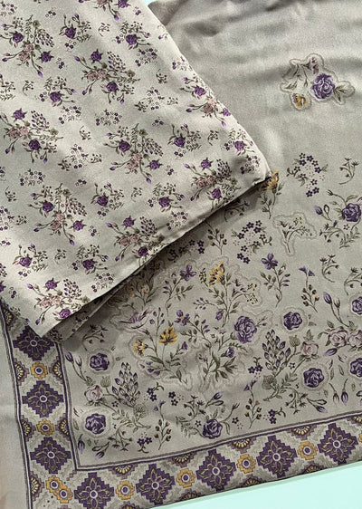 OP2167 Lilac Unstitched Winter Linen Suit - Memsaab Online