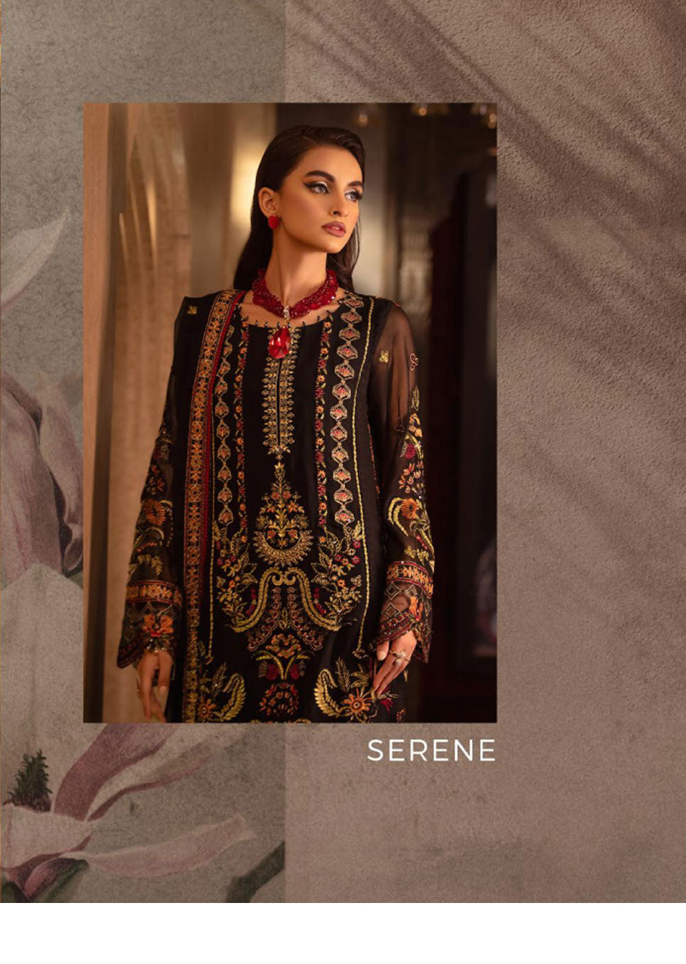 Serene - Readymade - Dastoor Luxury Chiffon Collection 2023 - Memsaab Online