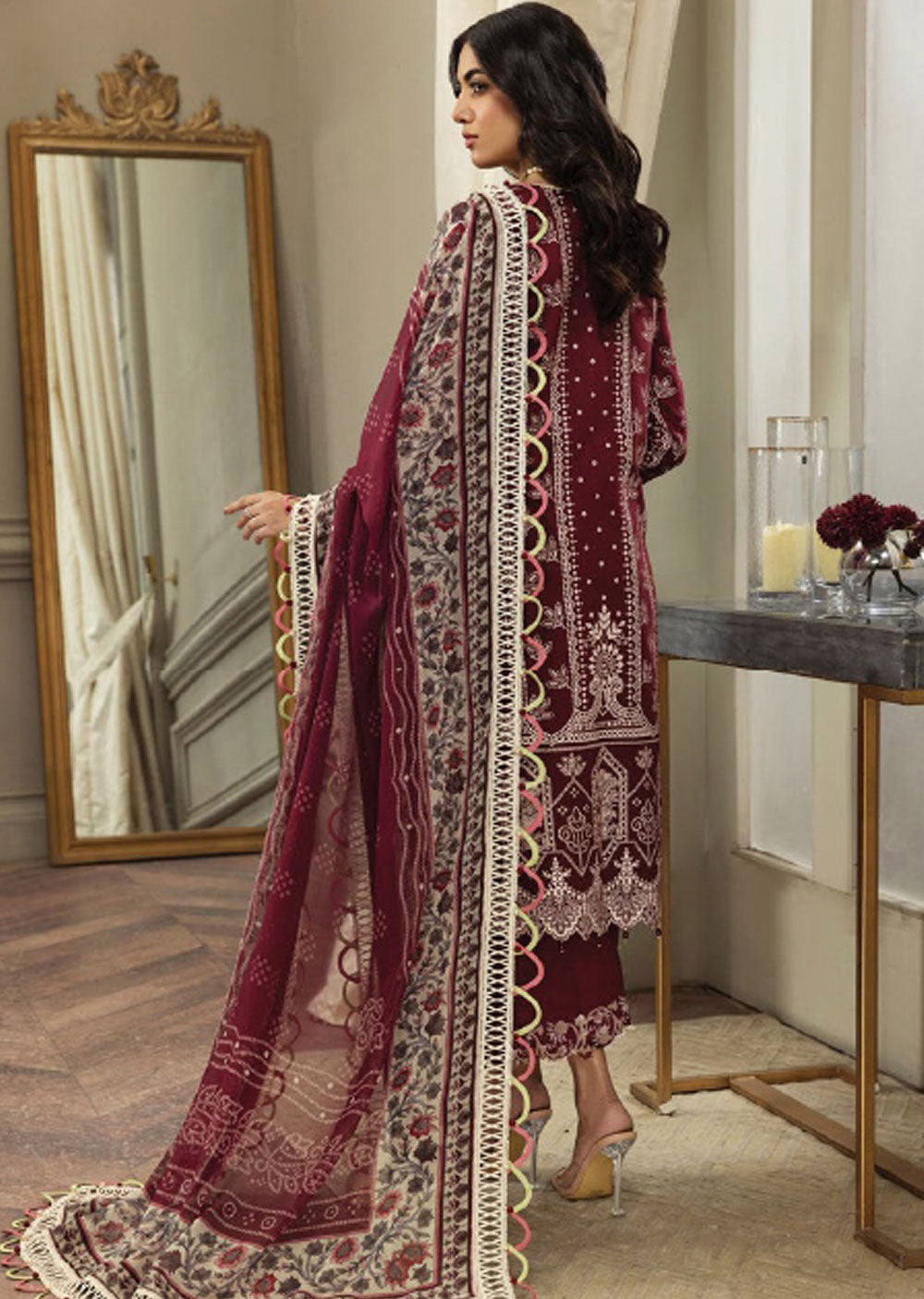 ANK-14 - Unstitched - Anaya Luxury Festive Collection by Kiran Chaudhry 2023 - Memsaab Online