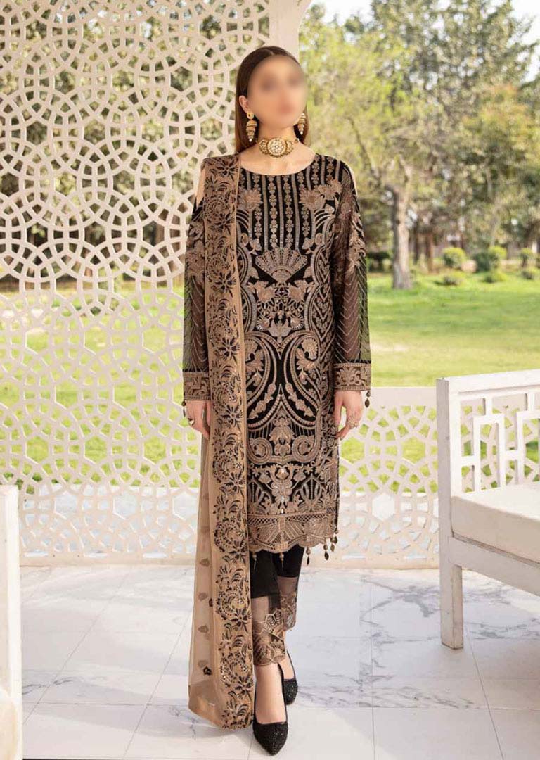 Ramsha Luxury Chiffon PartyWear Dress | 5359 main image 1