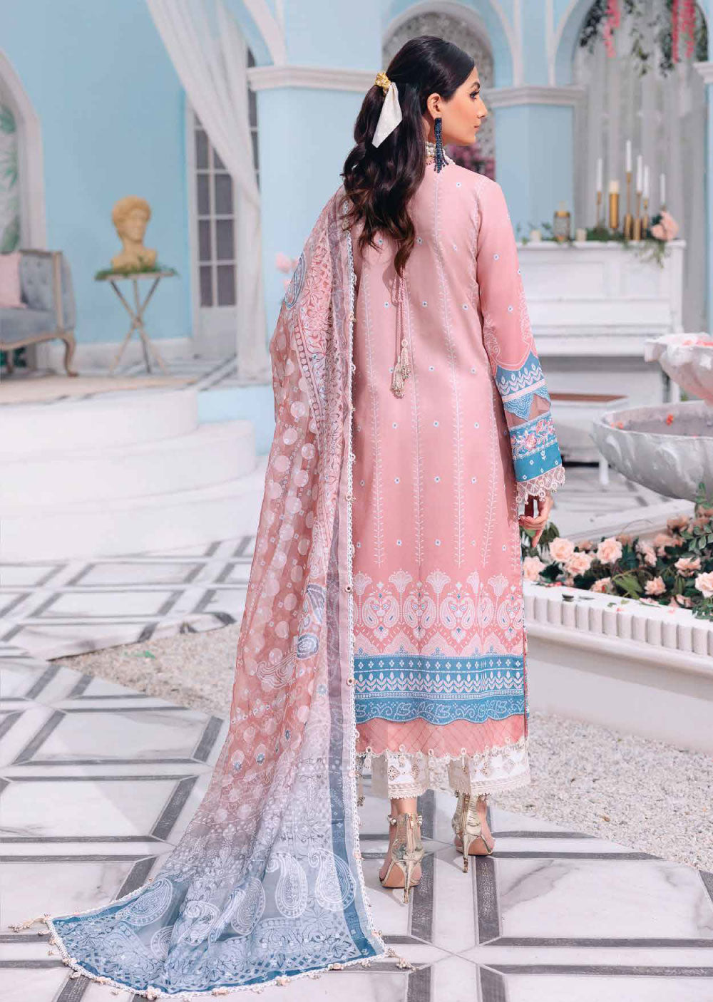 AL22-01 - Unstitched - Afsana Luxury Lawn Collection by Anaya Chaudhry - Memsaab Online