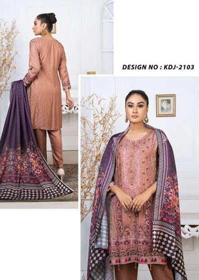 KDJ-2103 - Readymade - Khadijah Vol 21 Designer Suit by Nasir's - Memsaab Online