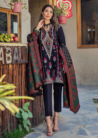 EAA-511 - Unstitched - Eshaisha Luxury Lawn Embroidered Collection 2022 - Memsaab Online