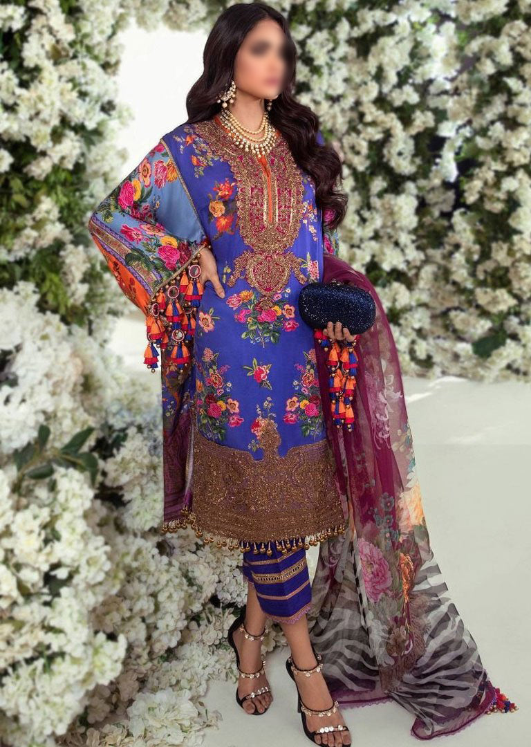 E201-006B - Unstitched - Sana Safinaz Luxury Festive Collection 2020 –  Memsaab