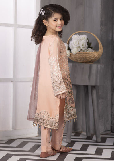 01 - Pink Jasmin - Simran Kids Designer Suit Readymade Collection Vol 4 - Memsaab Online