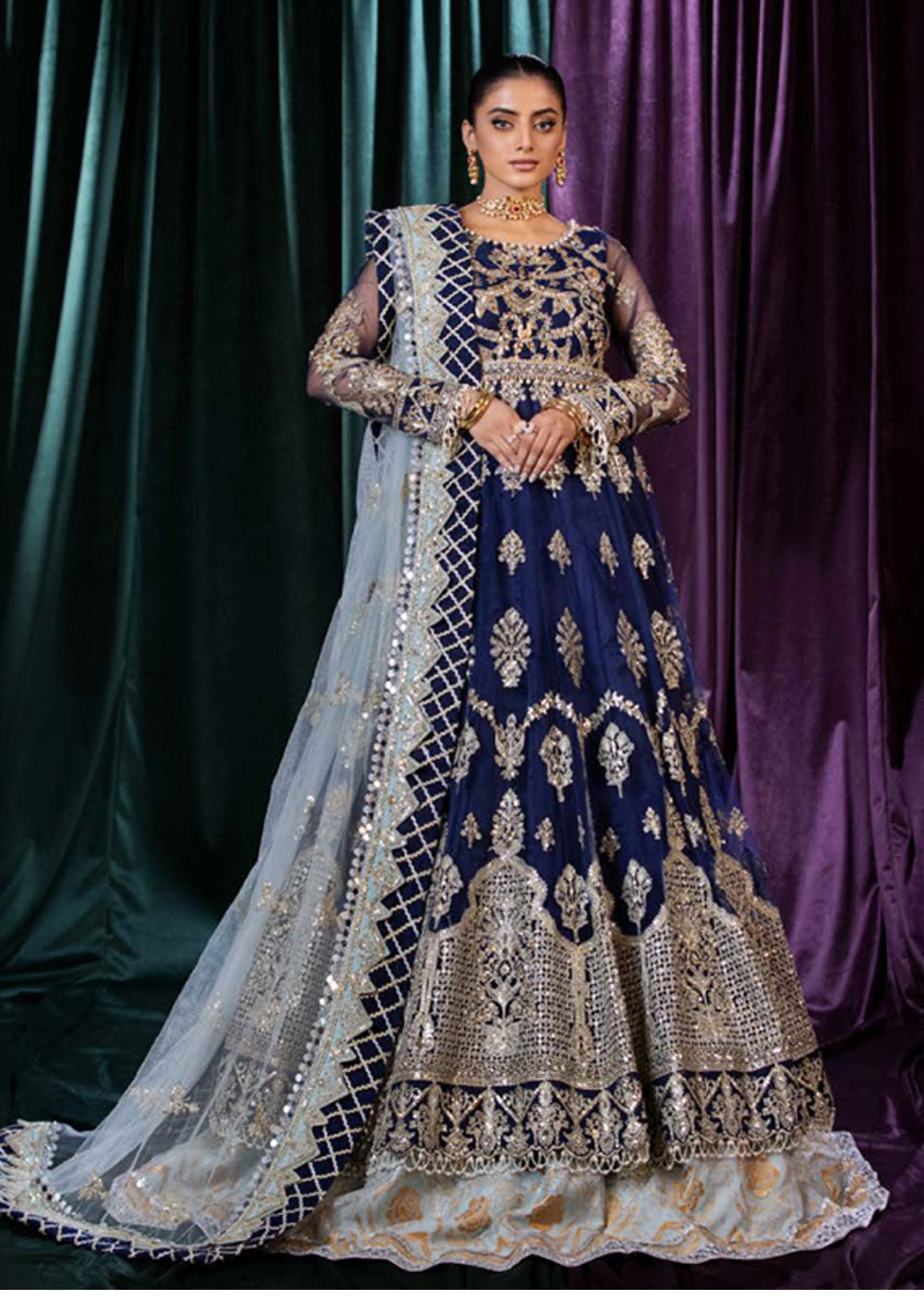 MFM-0044 - Readymade - Mijwan Premium Formals 2023 - Memsaab Online