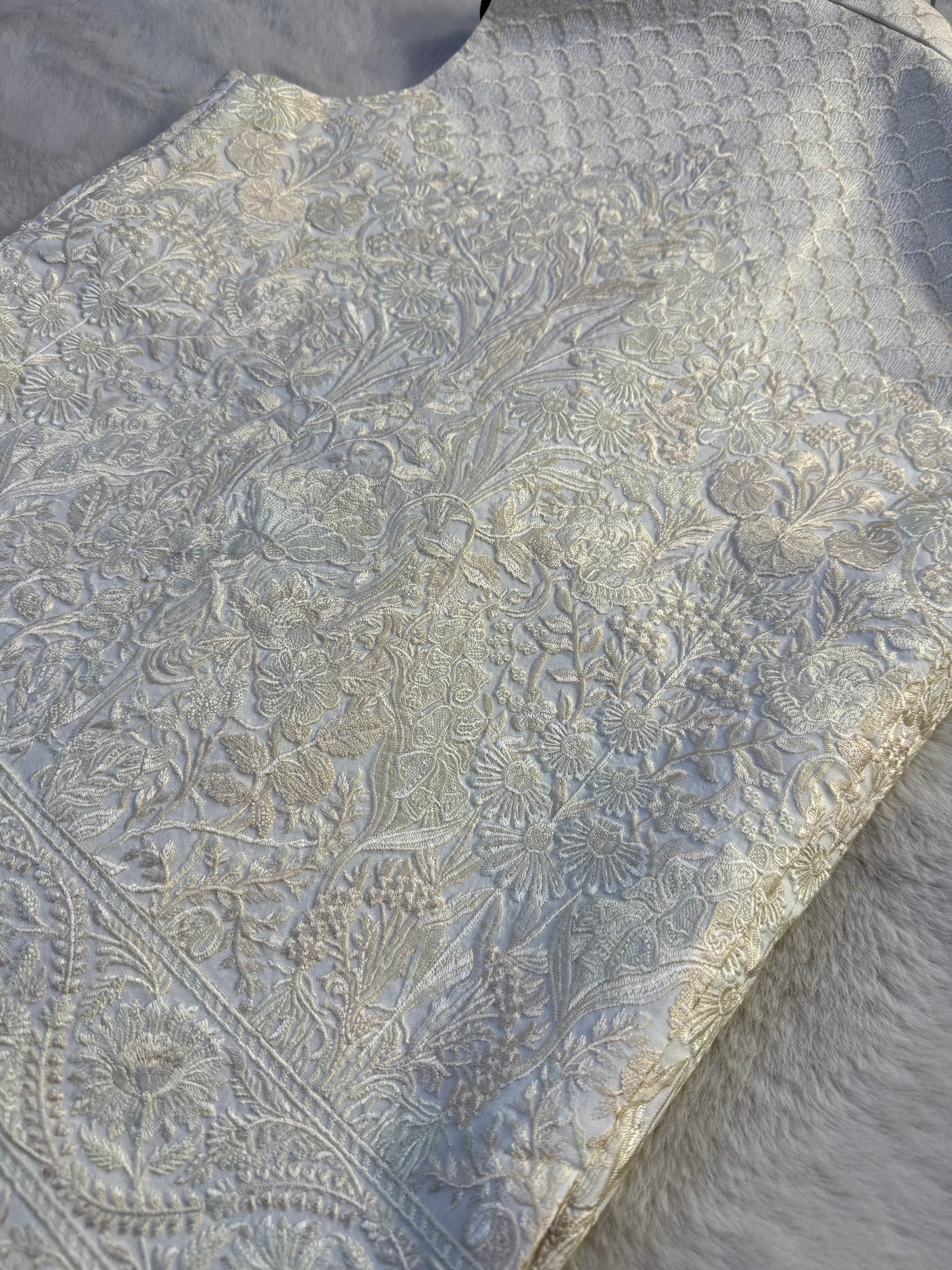 GS-5075 Readymade Elegant Embroidered Waistcoat 2025 - Memsaab Online