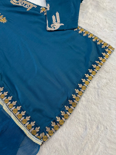 HK103 - Readymade Linen outfit - Memsaab Online