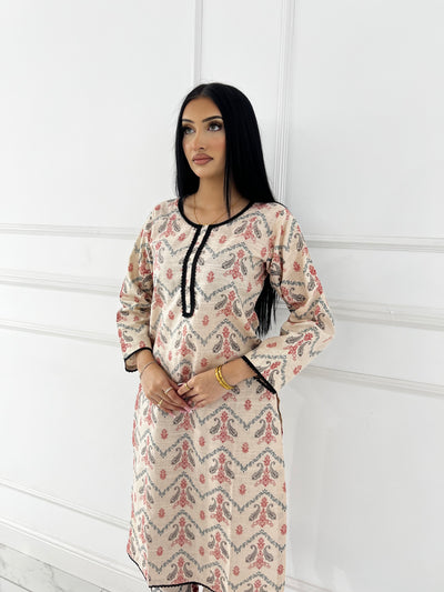 SLMN-29 Readymade Khaddar Co-ord - Memsaab Online