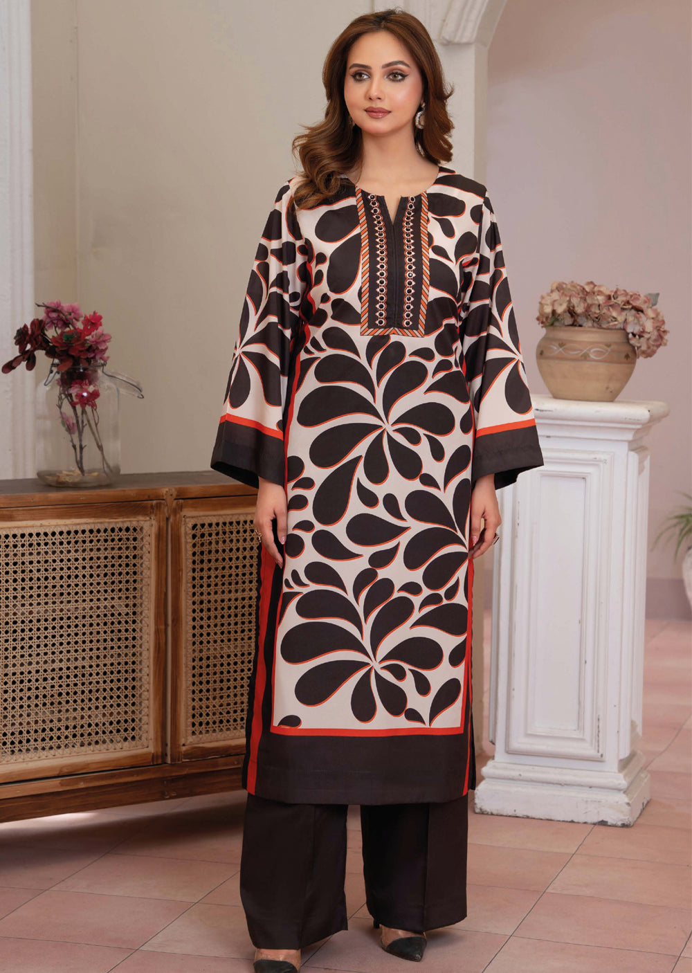 RNY-06 - AFREEN - Aura Silk Co-ord - Memsaab Online