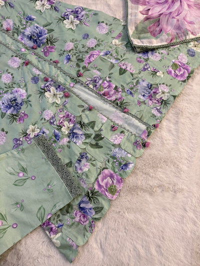 ELFECD-01-A- GARDENELLE - Readymade - Elaf Prints Collection 2025 - Memsaab Online