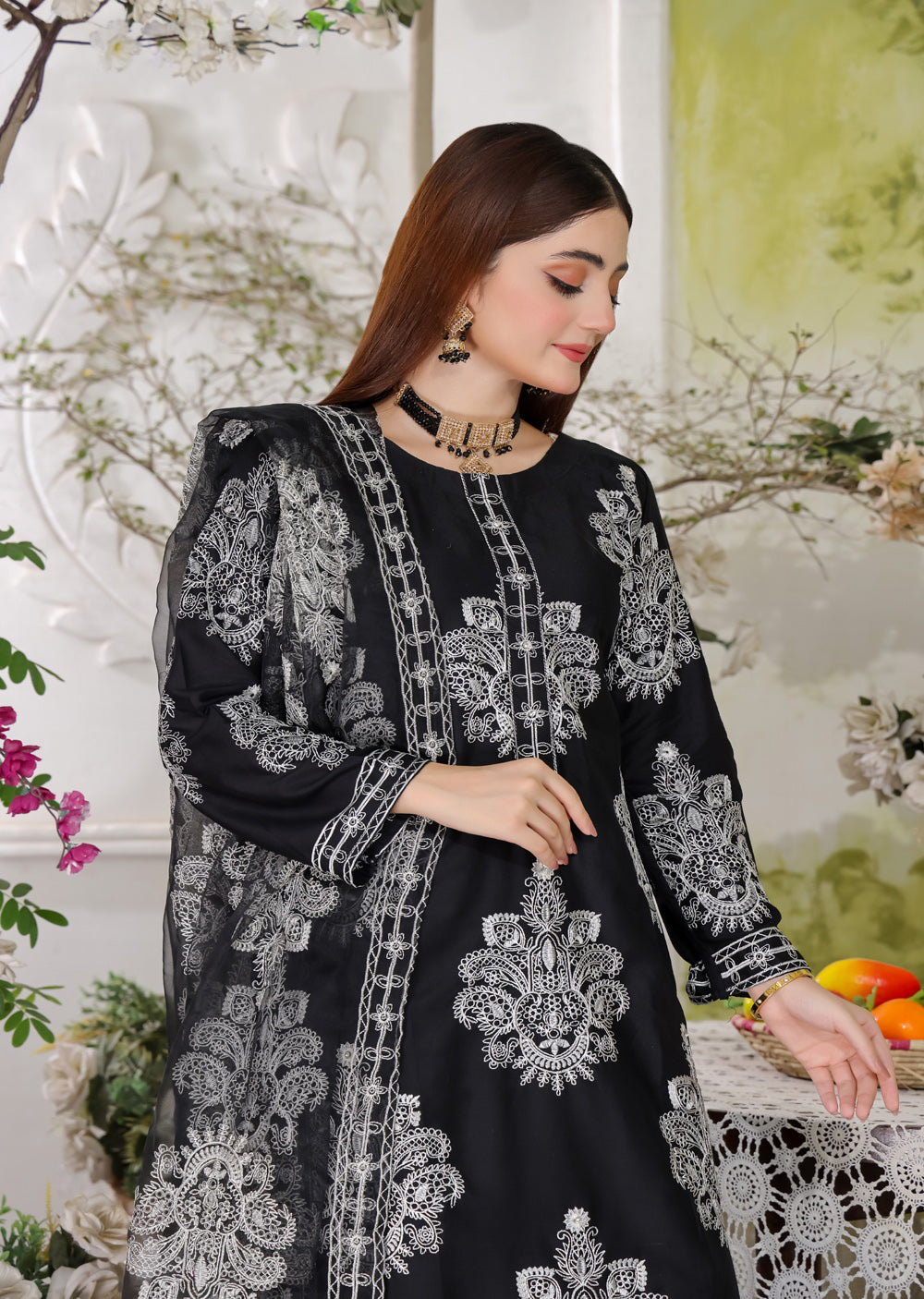 HK255 Dilreva - Black Mummy n Me Outfit - Memsaab Online