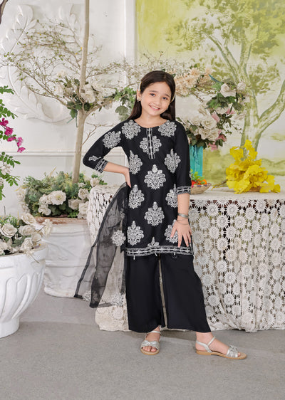 HK255 Dilreva - Black Mummy n Me Outfit - Memsaab Online