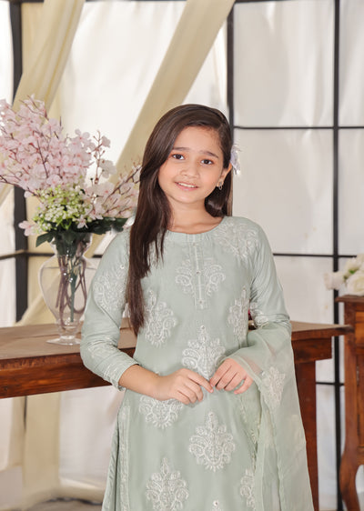 HK255 Dilreva - Mint Mummy n Me Outfit - Memsaab Online