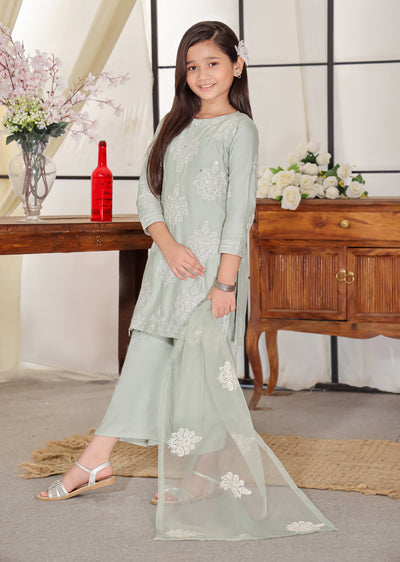 HK255 Dilreva - Mint Mummy n Me Outfit - Memsaab Online