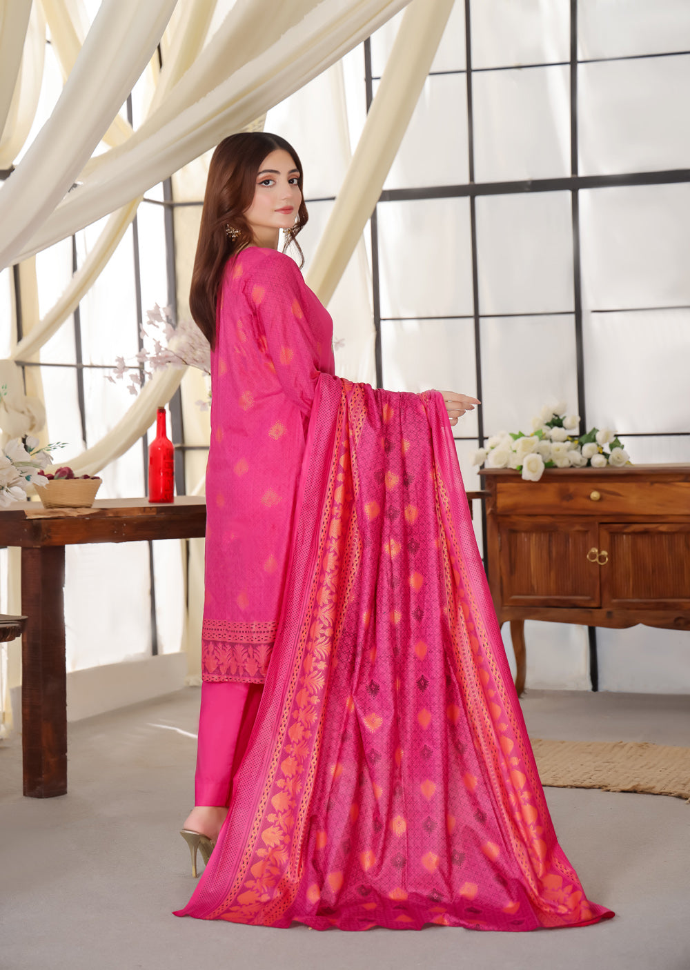 AMT47005 - Readymade Lawn Suit - Memsaab Online