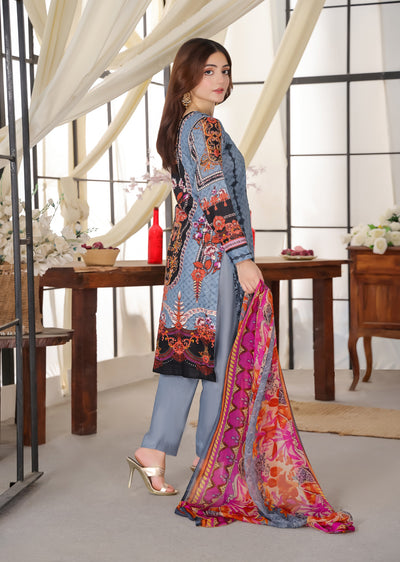 AMT47003C1 - Readymade Lawn Suit - Memsaab Online