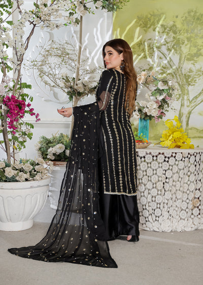 HK260 Zilla - Black Readymade Mummy n Me Outfit - Memsaab Online