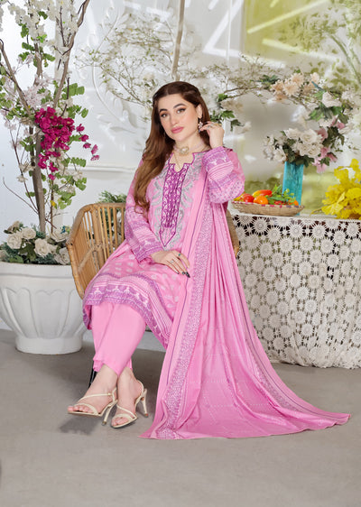 AMT47006 - Readymade Lawn Suit - Memsaab Online