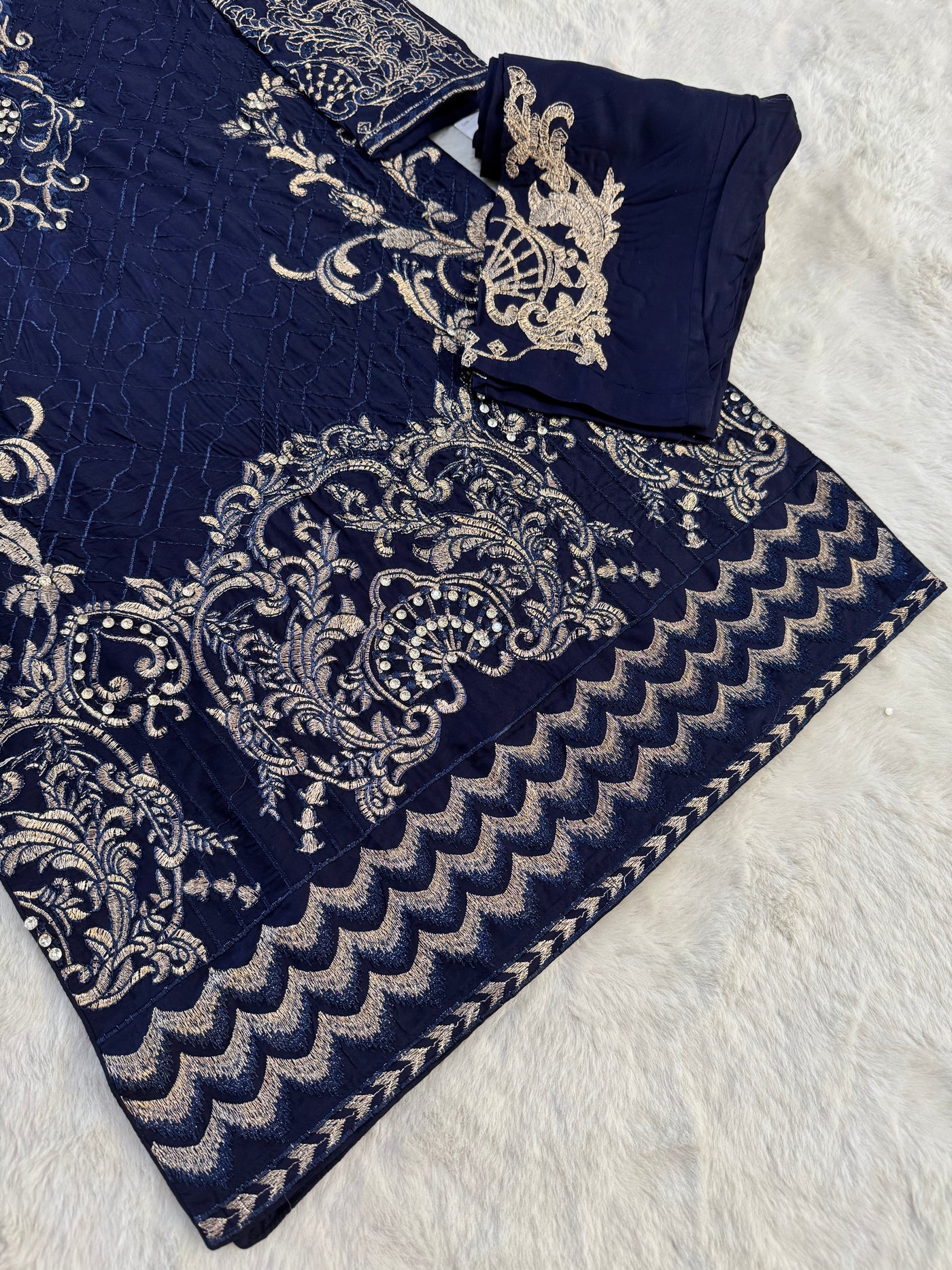 HK102 - Readymade Linen outfit - Memsaab Online