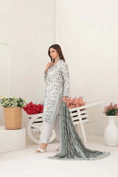 TWD-2280 Readymade Mizna Tawakkal Lawn Suit 2025 - Memsaab Online