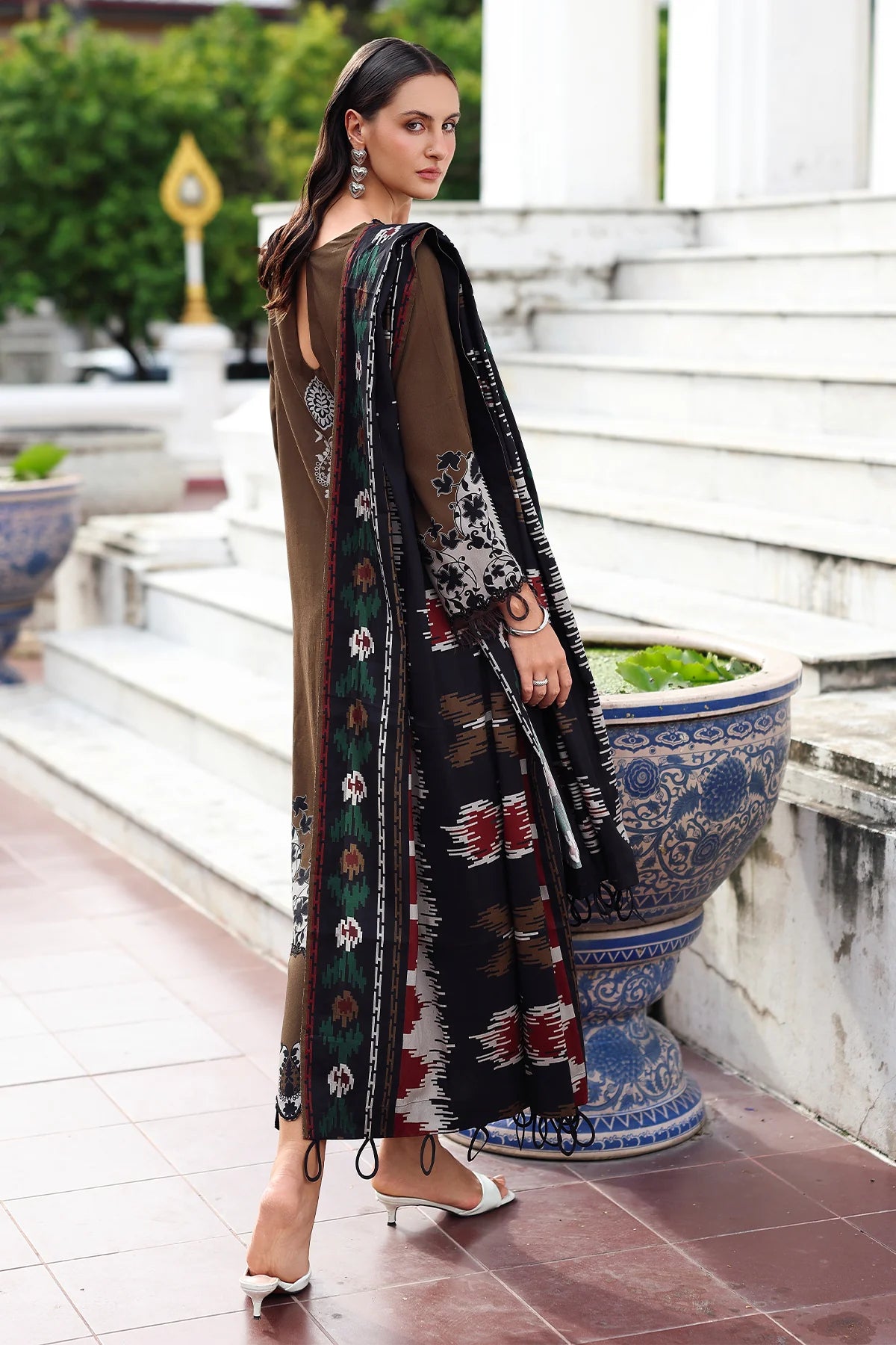 ANW6-02 CHARIZMA 3-PC Unstitched Embroidered Linen Collection 2025 - Memsaab Online