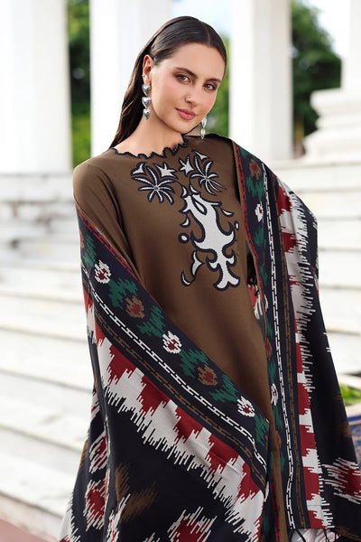 ANW6-02 CHARIZMA 3-PC Unstitched Embroidered Linen Collection 2025 - Memsaab Online
