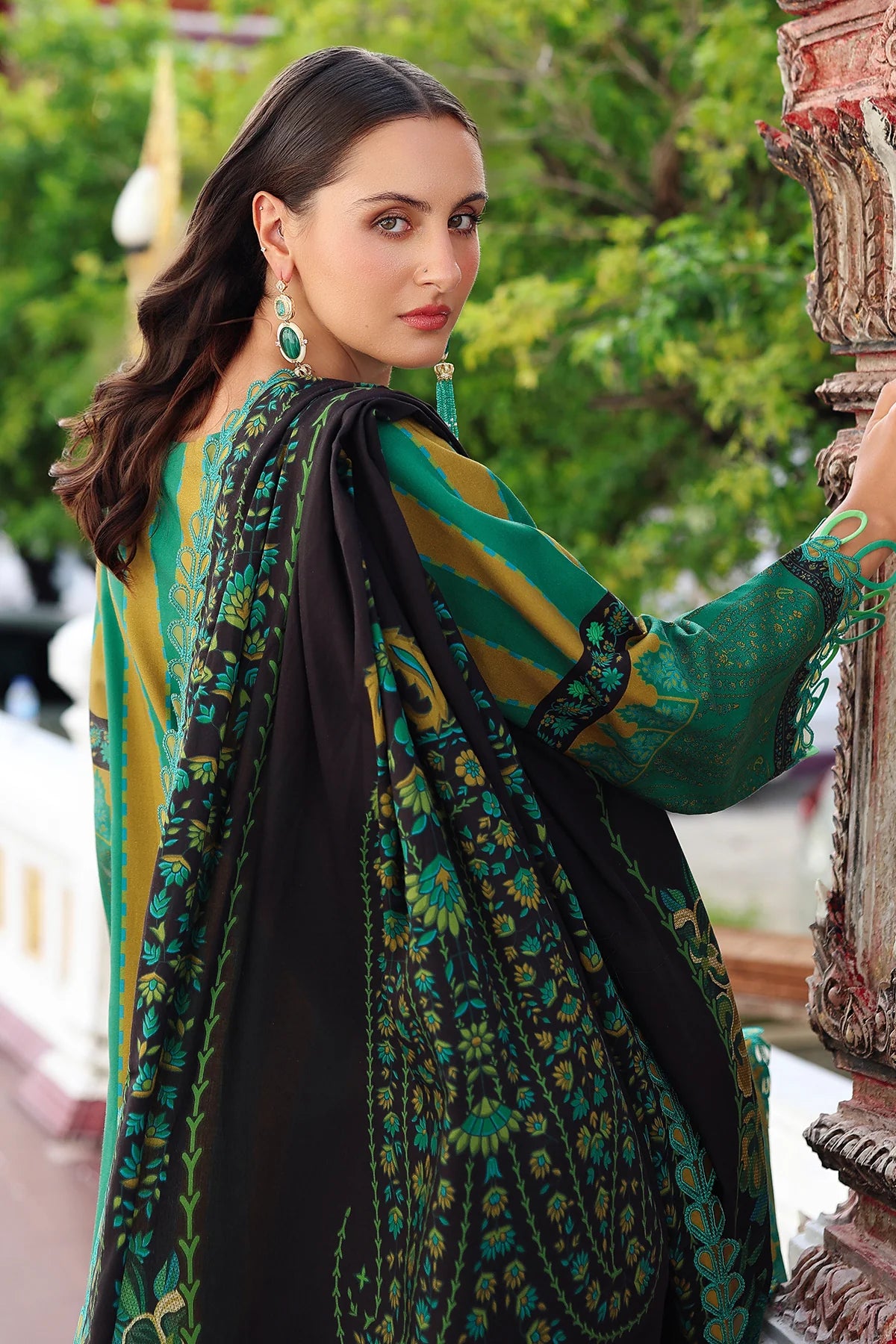 ANW6-03 CHARIZMA 3-PC Unstitched Embroidered Linen Collection 2025 - Memsaab Online
