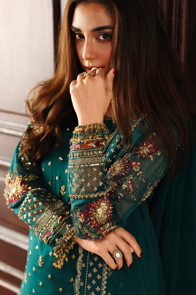 DJW5-04- 4-PC Charizma Unstitched Luxury Collection 2025 - Memsaab Online