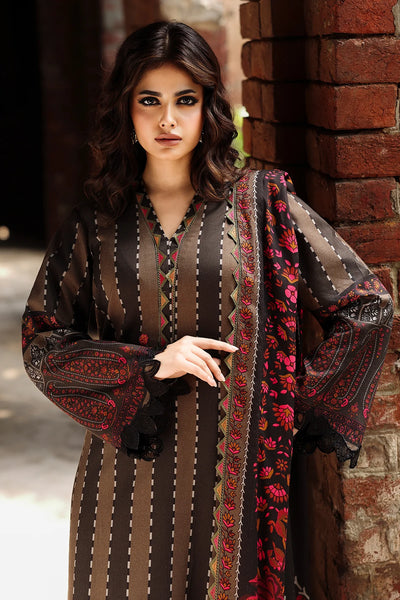 ANW6-09 CHARIZMA 3-PC Unstitched Embroidered Linen Collection 2025 - Memsaab Online
