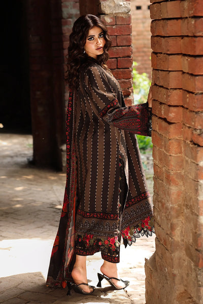 ANW6-09 CHARIZMA 3-PC Unstitched Embroidered Linen Collection 2025 - Memsaab Online